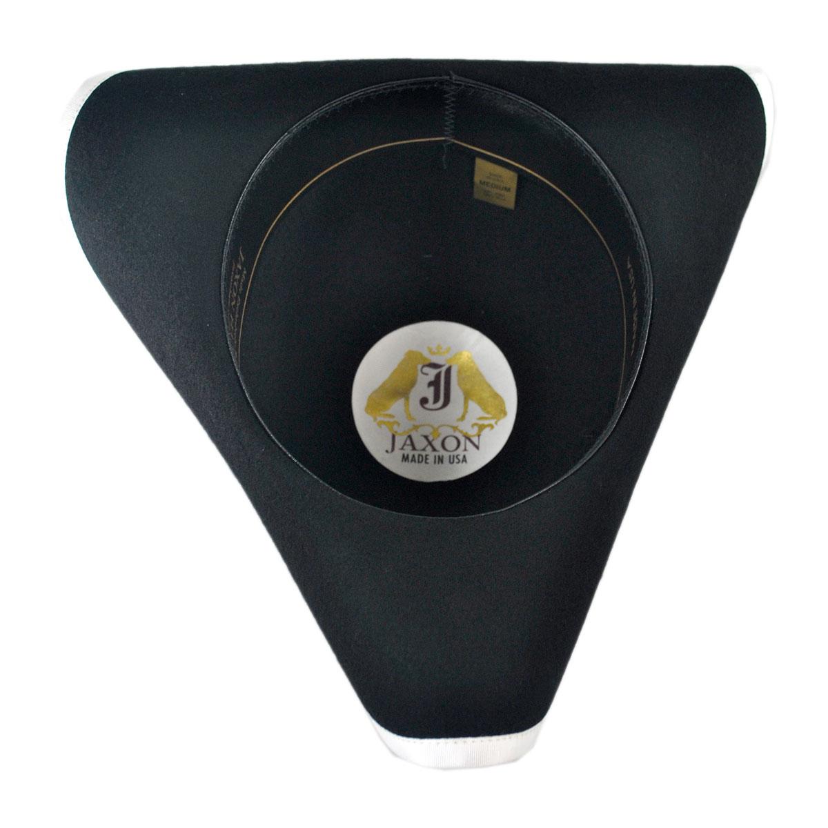 Jaxon Hats | Wholesale Made in the USA - Classics Wool Felt Tricorn Hat B2B Pre-Pack | B2B191720 | under | BLACK