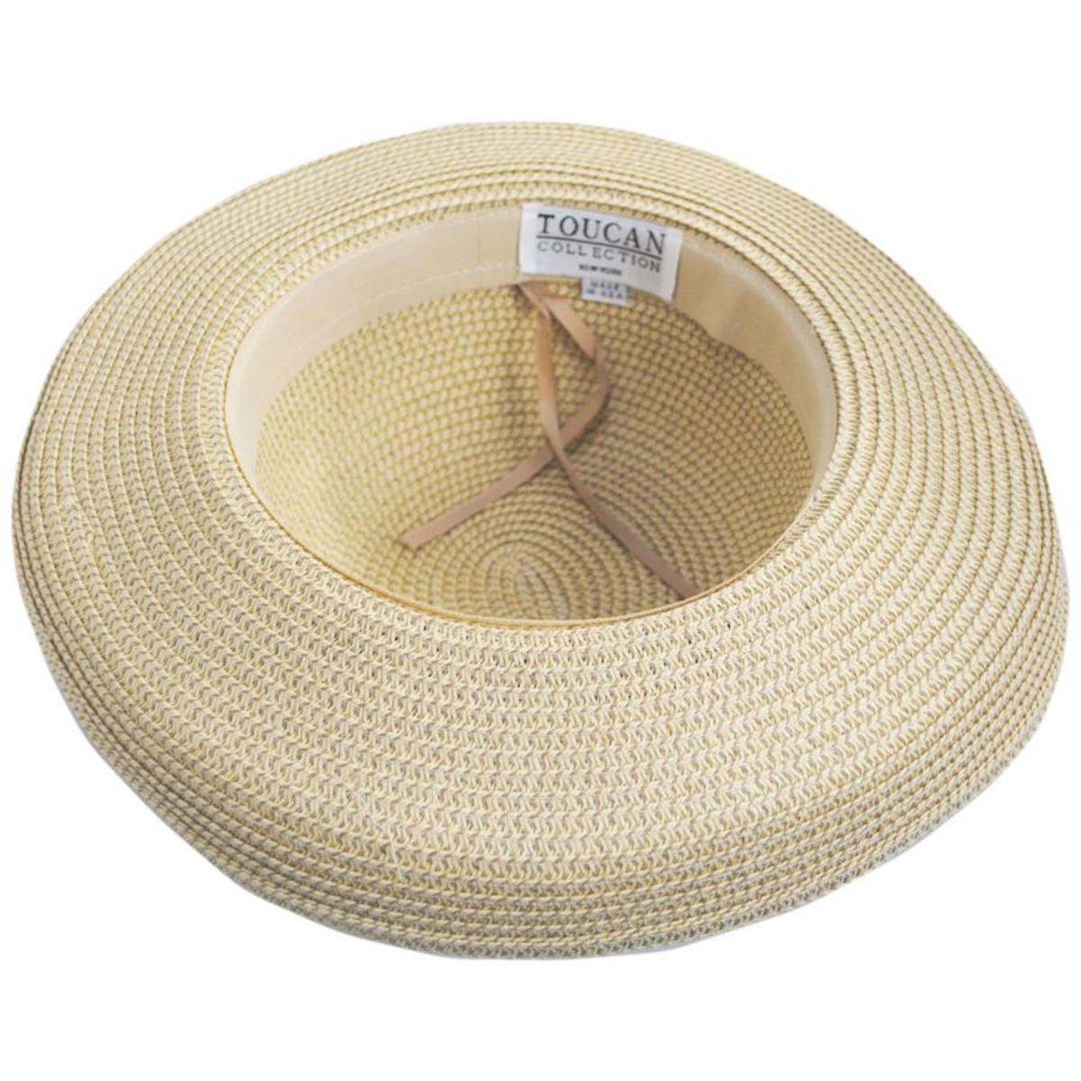 Toucan Collection | Toyo Straw Backbow Packable Roller - Made to Order | 104853 | under | NATURAL/BLACK