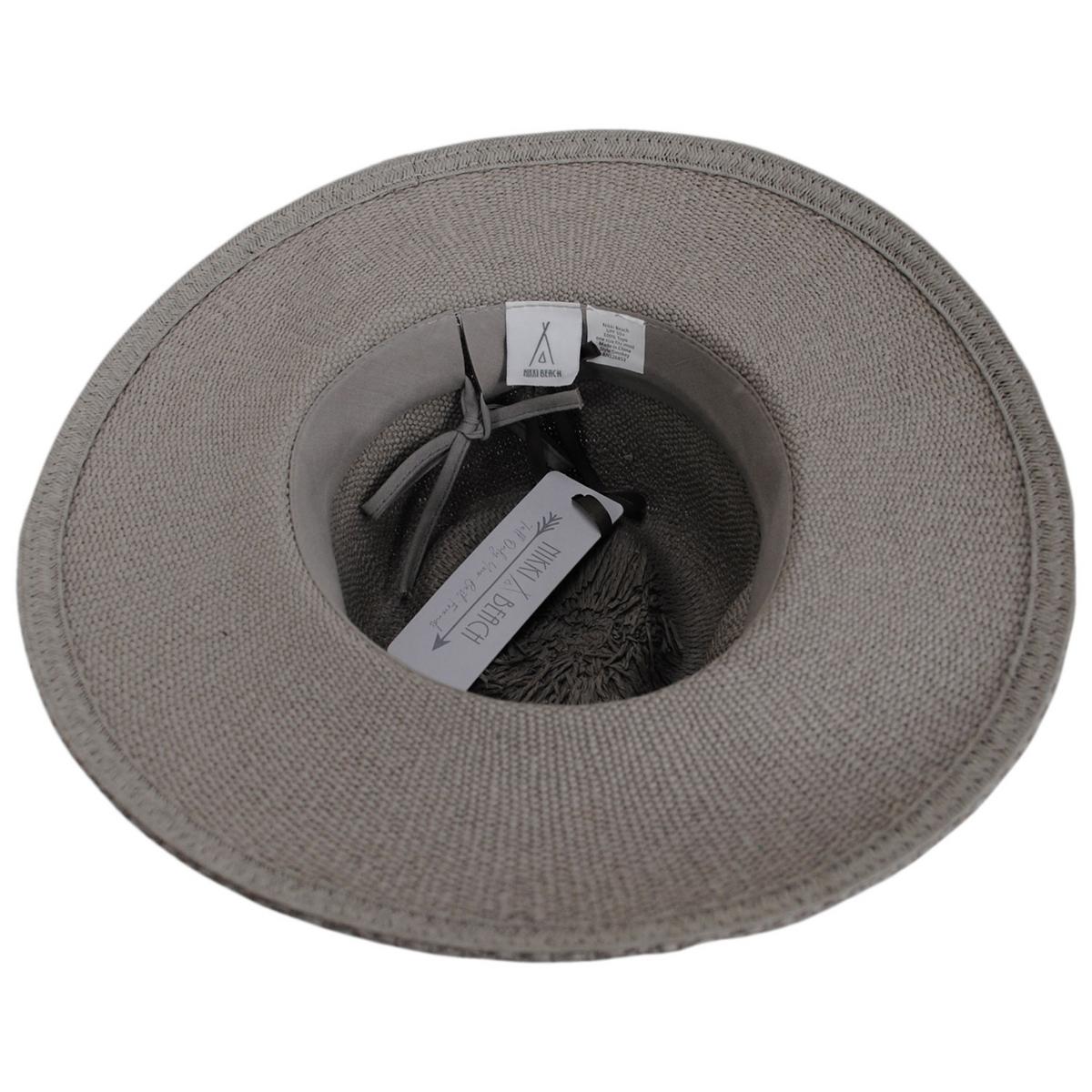 Smokey Bangora Straw Fedora Hat