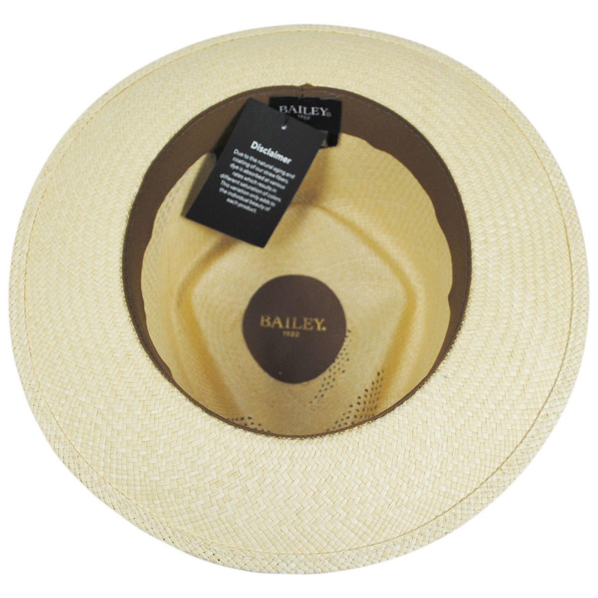 Bailey 1922 | Hurtle Panama Straw Fedora Hat | 127737 | under | NATURAL