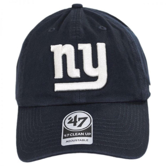 47 Brand | New York Giants NFL Clean Up Legacy Strapback Baseball Cap Dad Hat | 203682 | front | NAVY