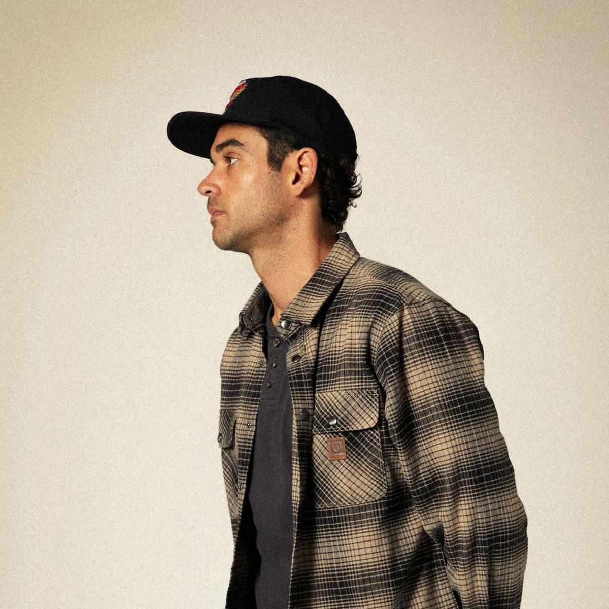 BRIXTON HATS | Keller MP Snapback Baseball Cap | 201857 | lsmone | BLACK