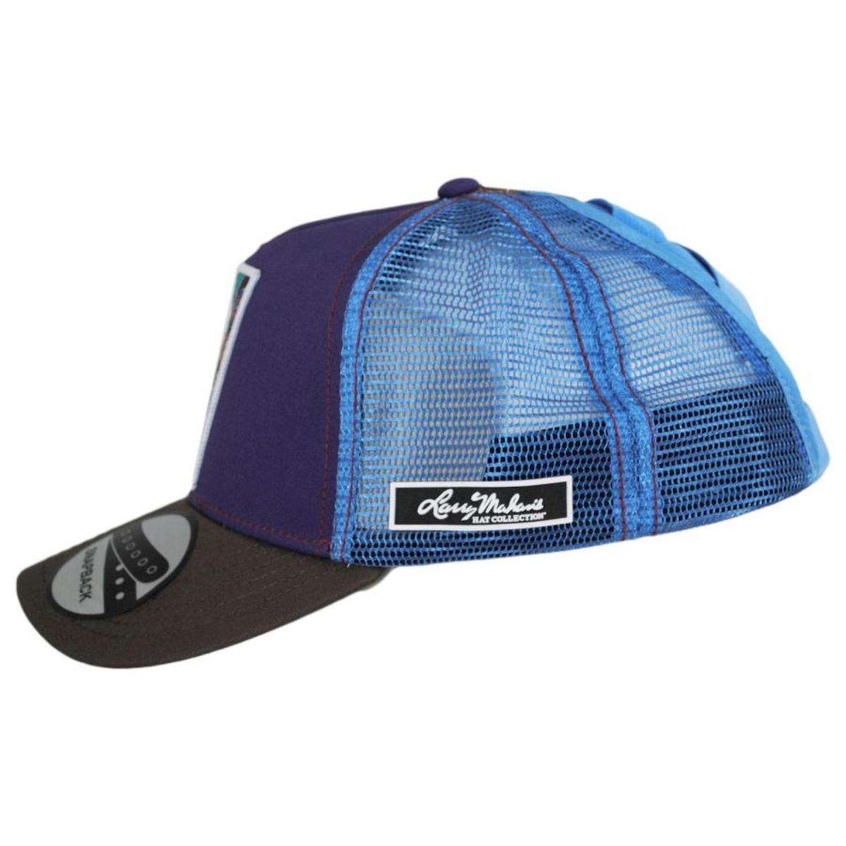 Larry Mahan Hats | Loteria La Sirena Snapback Trucker Baseball Cap | 221327 | profile | PURPLE