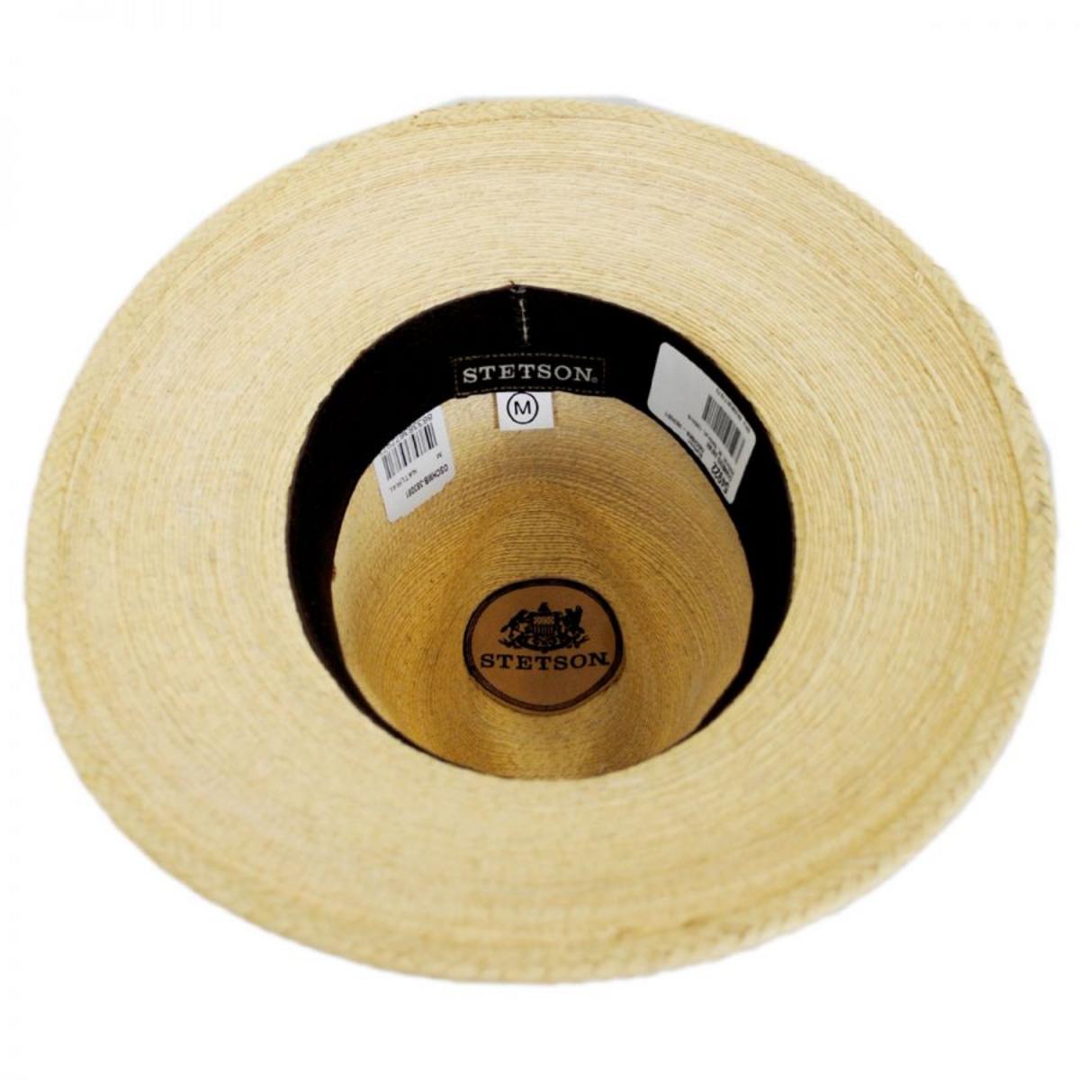 Stetson | Chambers Palm Leaf Straw Aussie Hat | 126916 | under | NATURAL