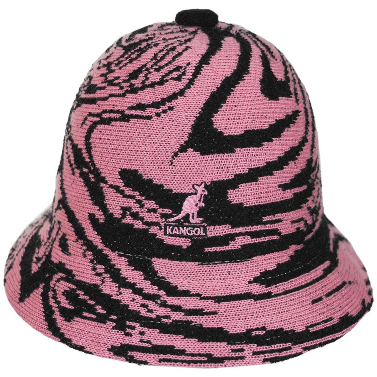 Kangol | Liquify Casual Bucket Hat | 185798 | front | PEPTO/BLACK