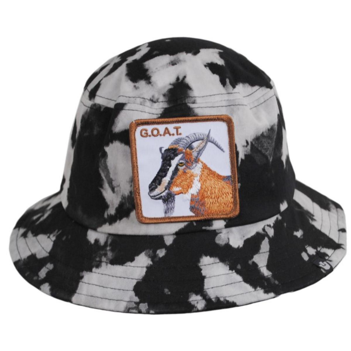 Goorin Bros | Acid Goat Flex Cotton Bucket Hat | 187516 | front | BLACK