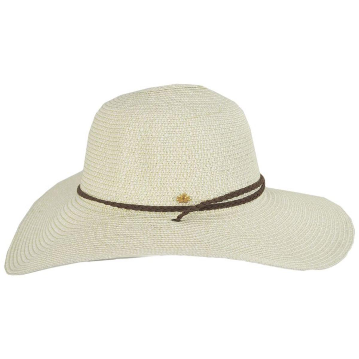 Cappelli | Merryl Toyo Braid Swinger with Chin Cord Sun Hat | 101263 | profile | NATURAL