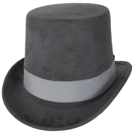 Elope | Steamworks Coachman Top Hat | 190224 | lead | GREY