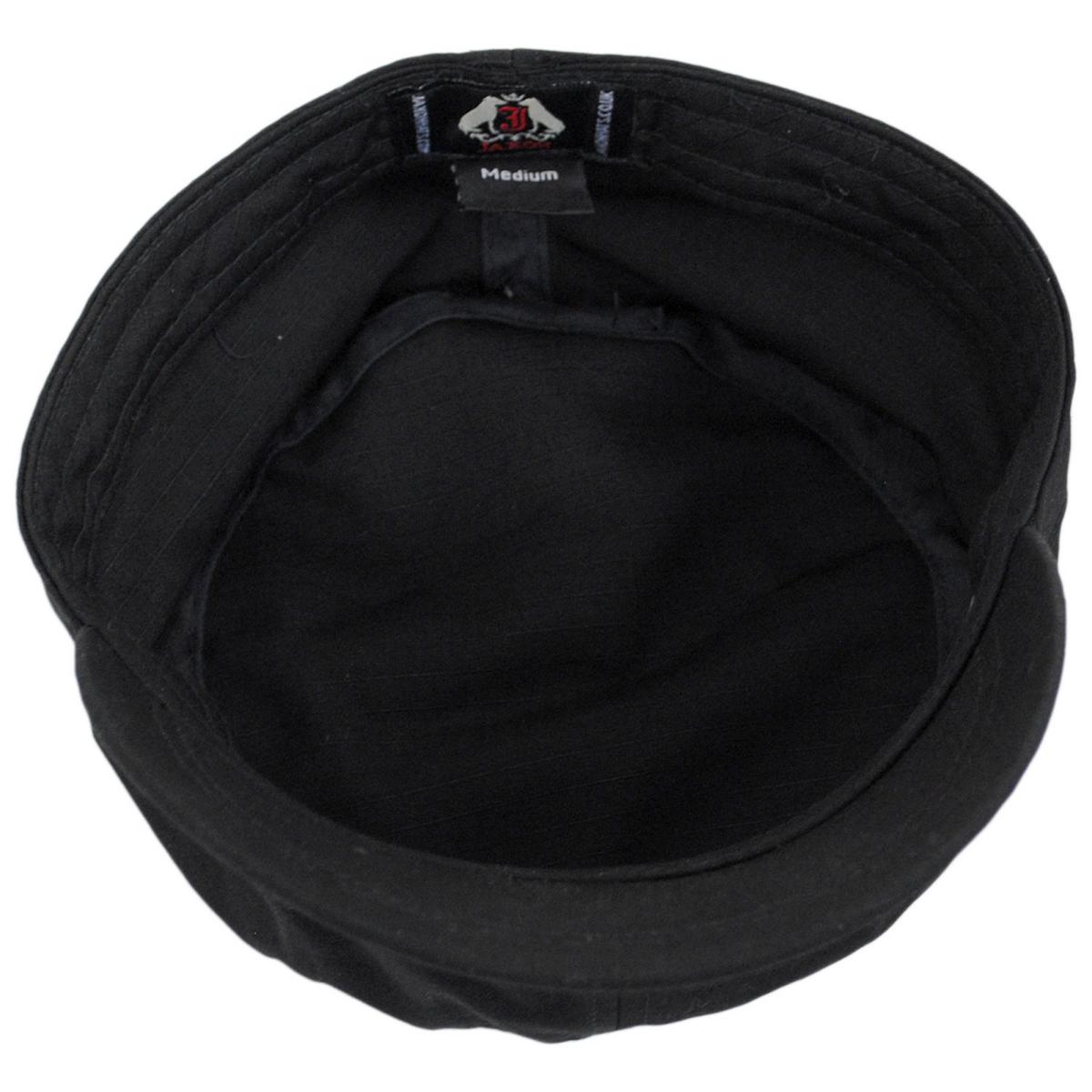 Jaxon Hats | Wholesale Ripstop Cotton Cadet Cap B2B Pre-Pack | B2B222399 | under | BLACK