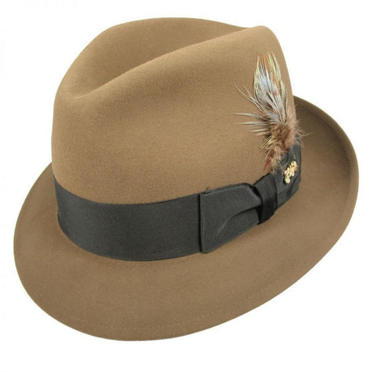 Dobbs | Jet 707 Fur Felt Fedora Hat | 130601 | lead | CORNHILL