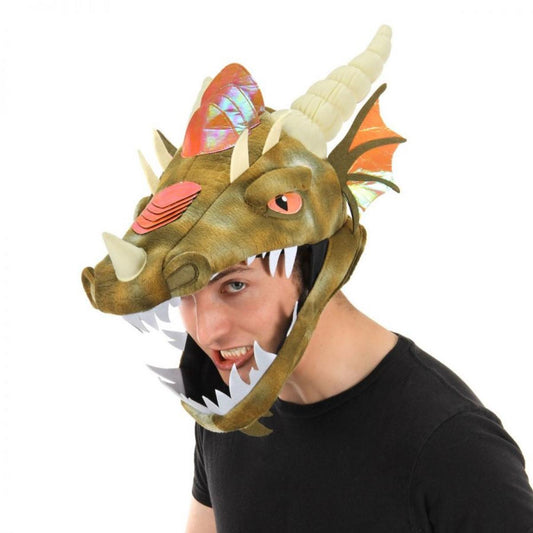 Elope | Dragon Jawesome Hat | 190288 | front | OLIVE GREEN