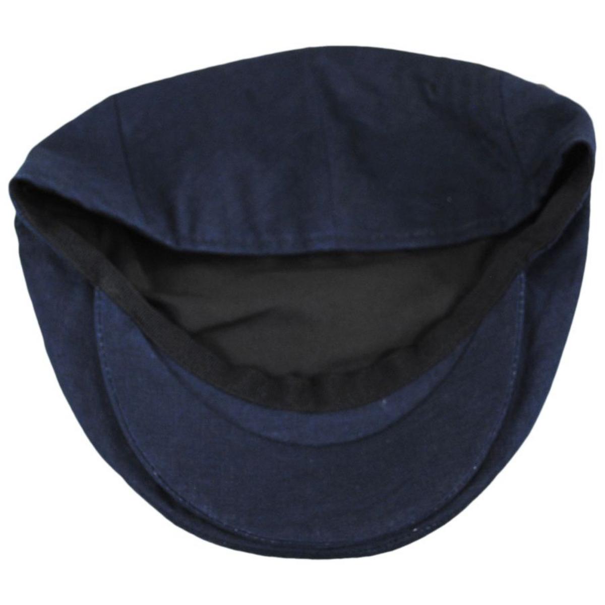 Jaxon Hats | Linen and Cotton Ivy Cap | 167732 | under | NAVY BLUE