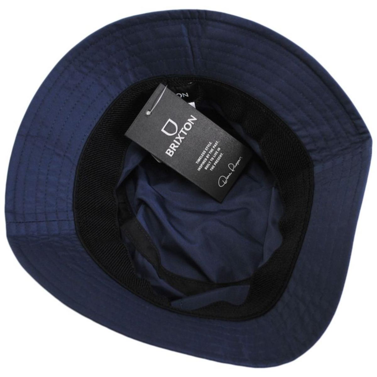 BRIXTON HATS | Vintage Nylon Packable Bucket Hat | 185542 | under | WASHED NAVY