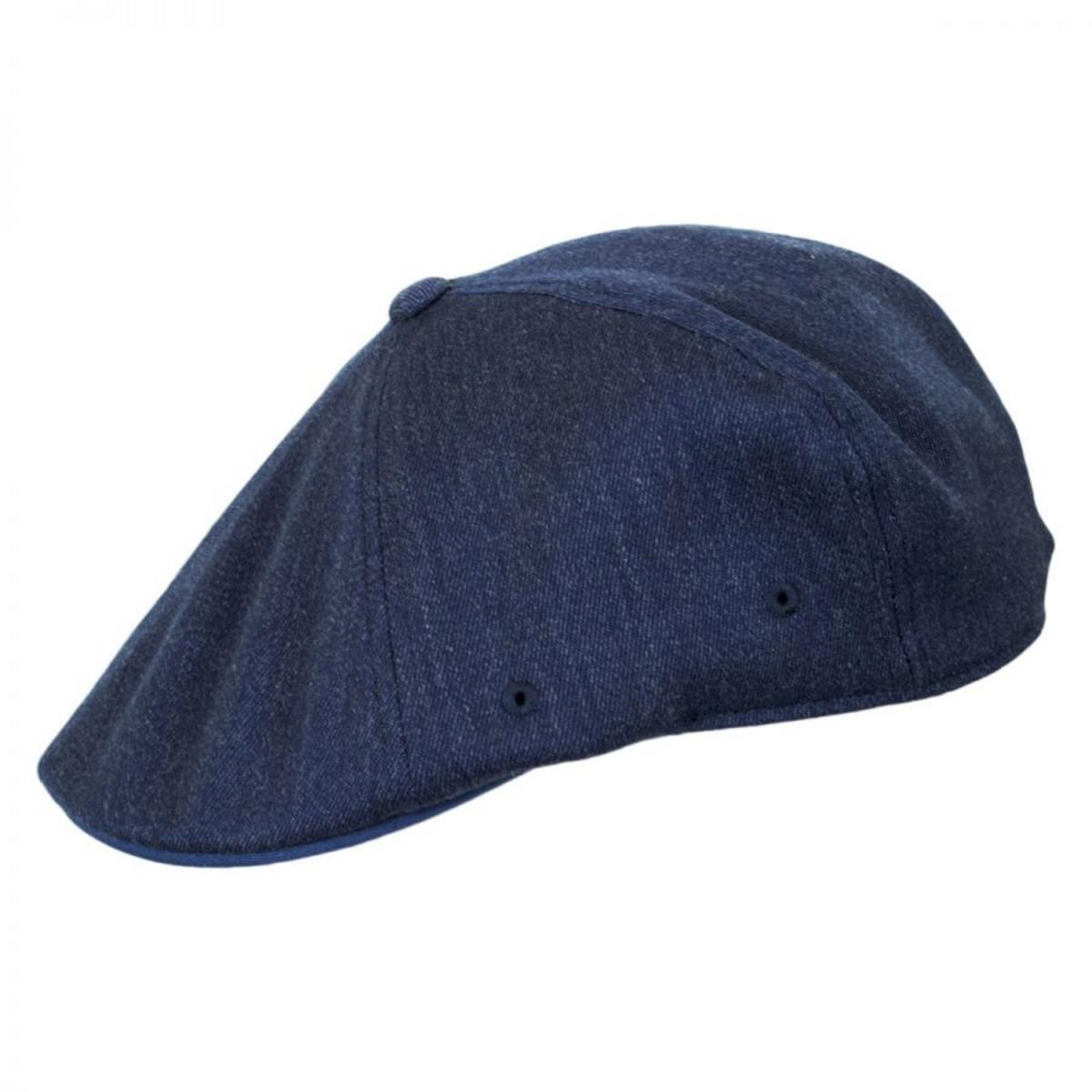 Kangol | Wool Blend Flexfit 504 Ivy Cap | 160833 | profile | DENIM