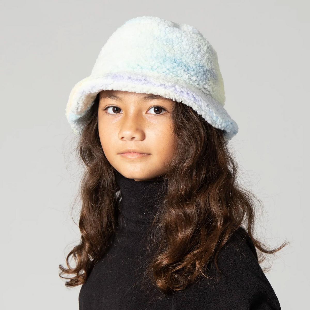 San Diego Hat Company | Kid's Tie-Dye Sherpa Bucket Hat | 508837 | lsfone | MULTI
