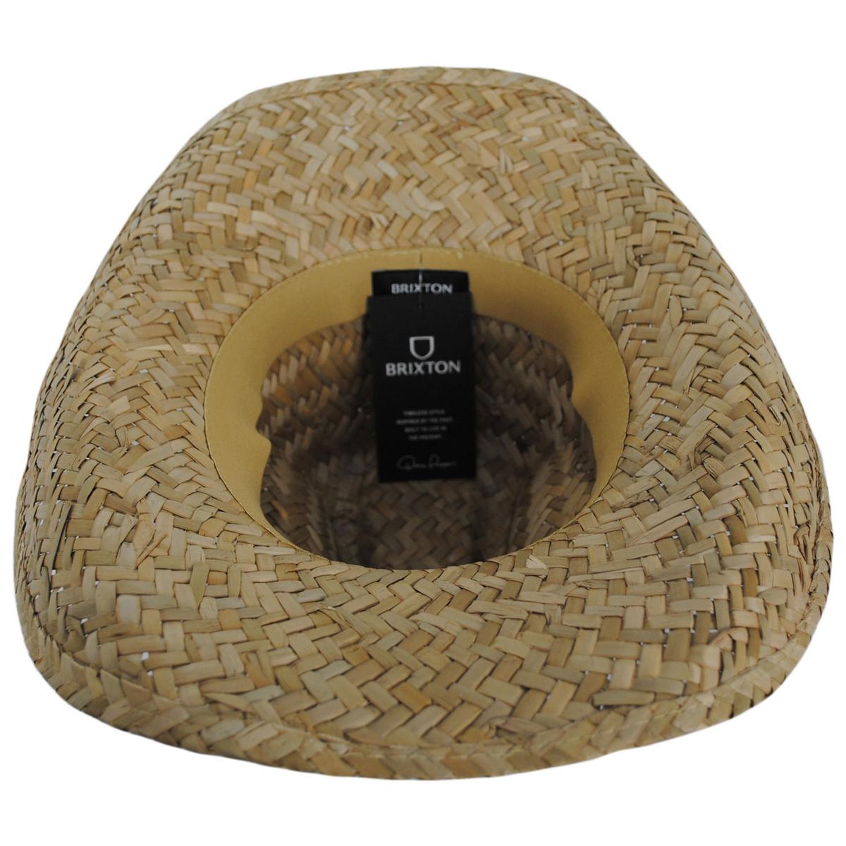 BRIXTON HATS | Houston Rush Straw Cowboy Hat | 128338 | under | TAN