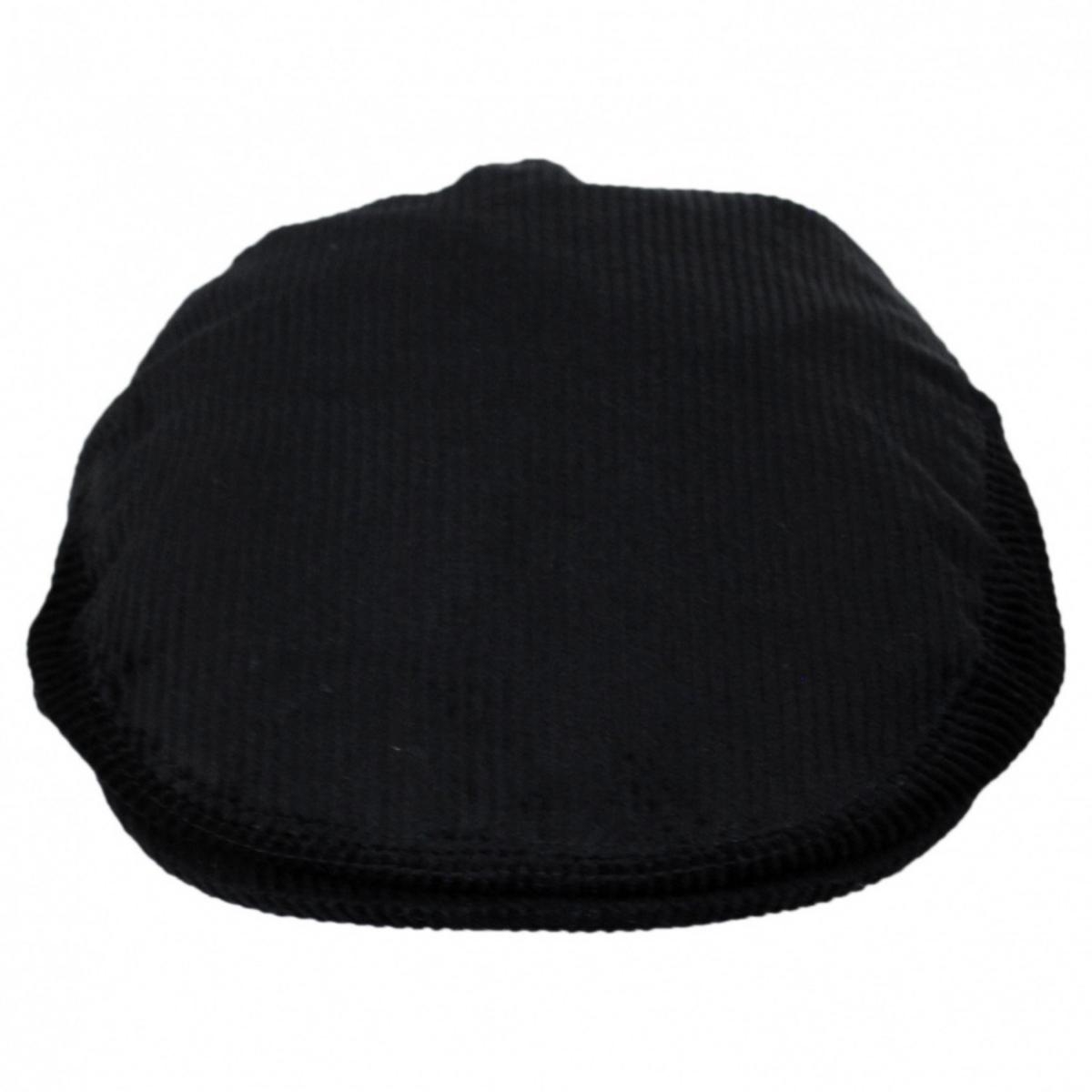 Jaxon Hats | Corduroy Ivy Cap | 167741 | front | BLACK
