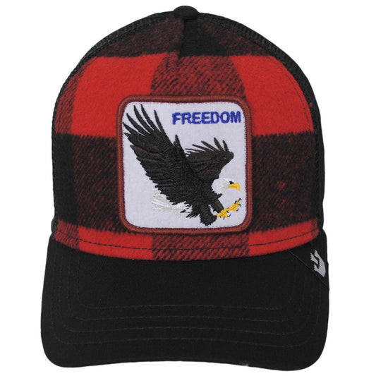Goorin Bros | Ski Free Mesh Trucker Snapback Baseball Cap - FINAL SALE | 200649 | front | RED