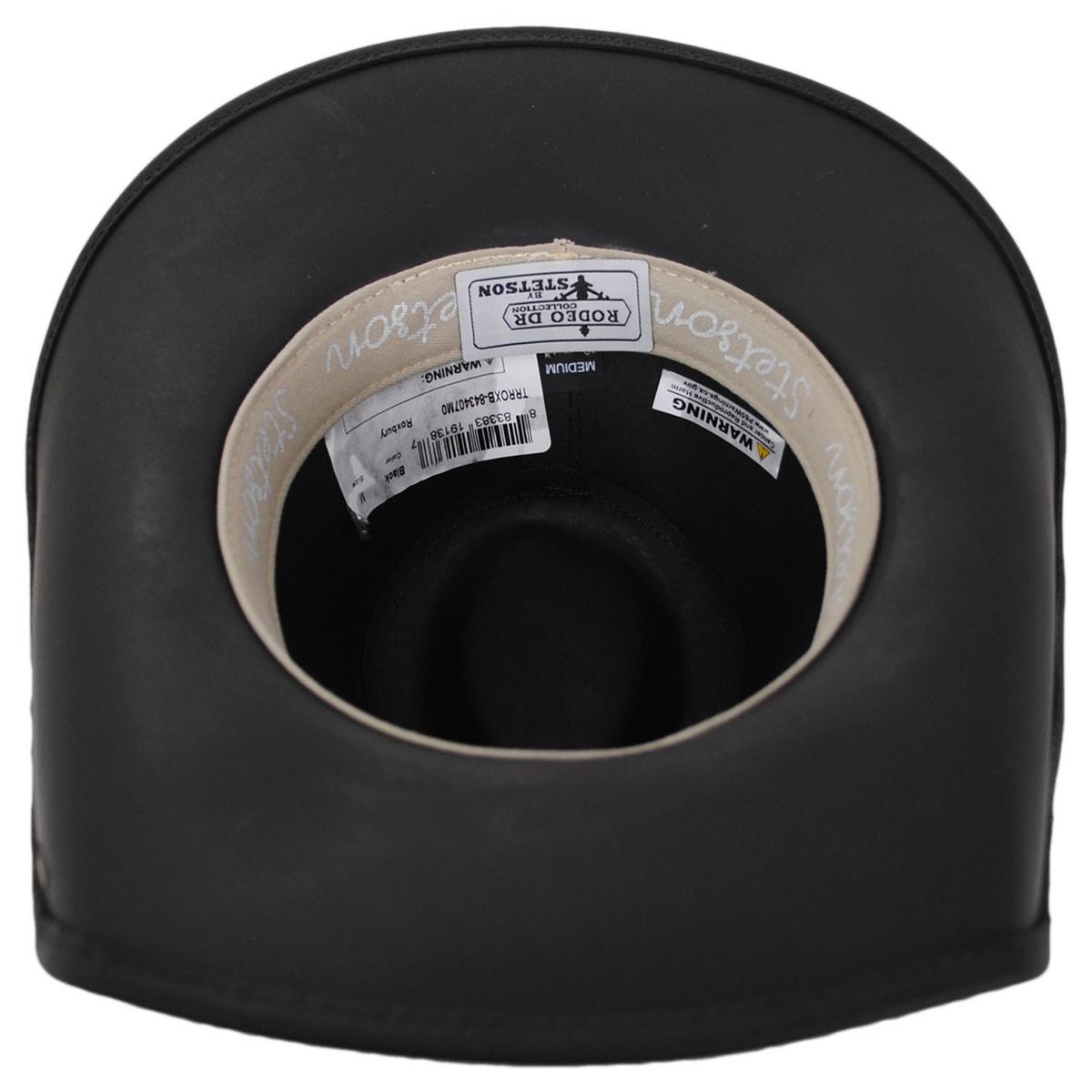 Stetson | Roxbury Leather Western Hat | 141000 | under | BLACK