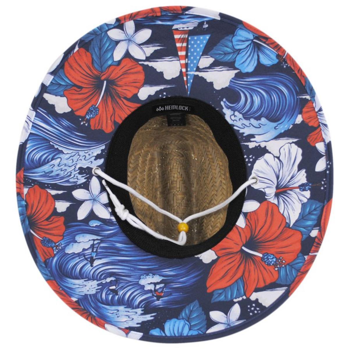 Hemlock Hat Co. | Midway Rush Straw Lifeguard Hat | 129591 | under | TAN
