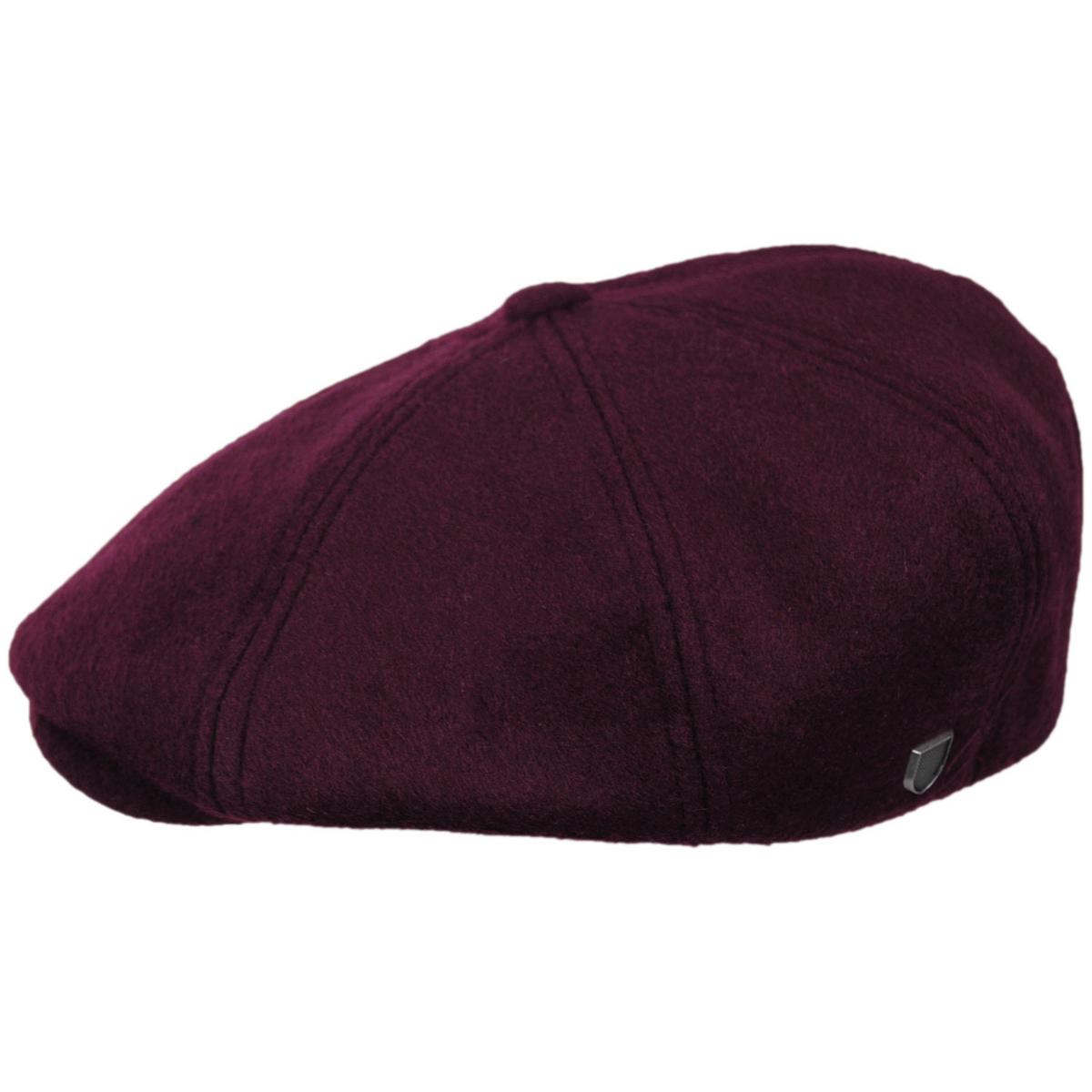 BRIXTON HATS | Brood Monochrome Wool Blend Newsboy Cap | 161509 | profile | PORT