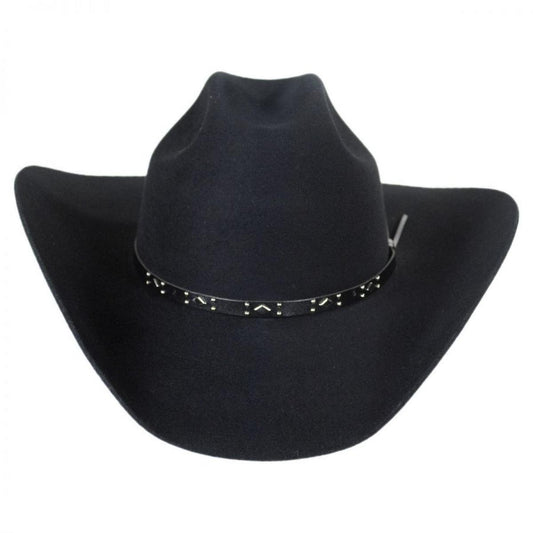 Bailey Western | Dynamite Wool Felt Western Hat | 130133 | front | BLACK