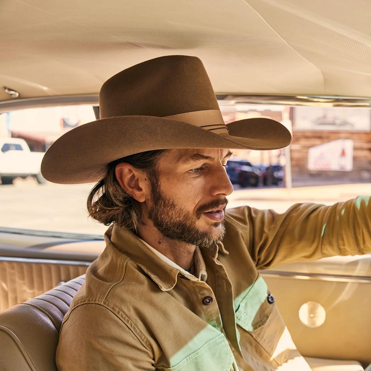 Stetson | Enigma Wool Felt Western Hat | 130745 | lsftwo | PECAN