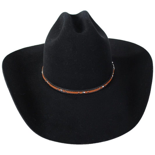 Bailey Western | Tecosa Wool Felt Western Hat | 130031 | front | BLACK