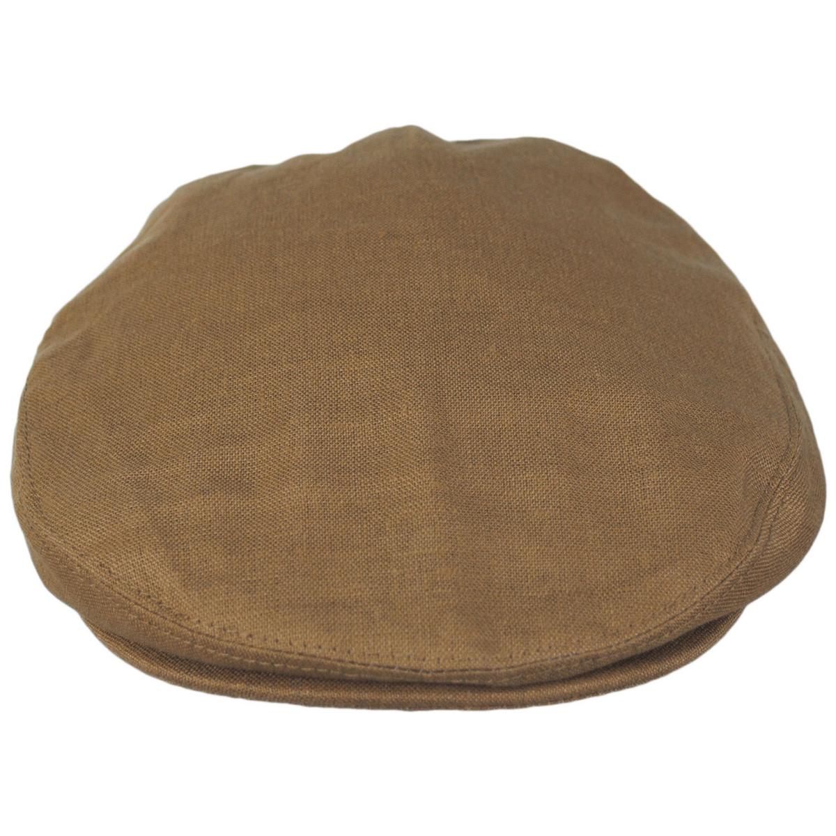 Jaxon Hats | Linen and Cotton Ivy Cap | 167732 | front | CAMEL