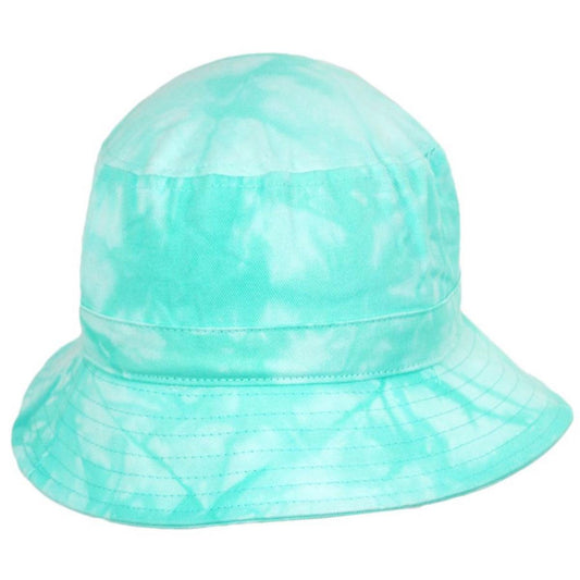Peter Grimm | Reik Tonal Tie-Dye Cotton Bucket Hat | 187705 | front | AQUA