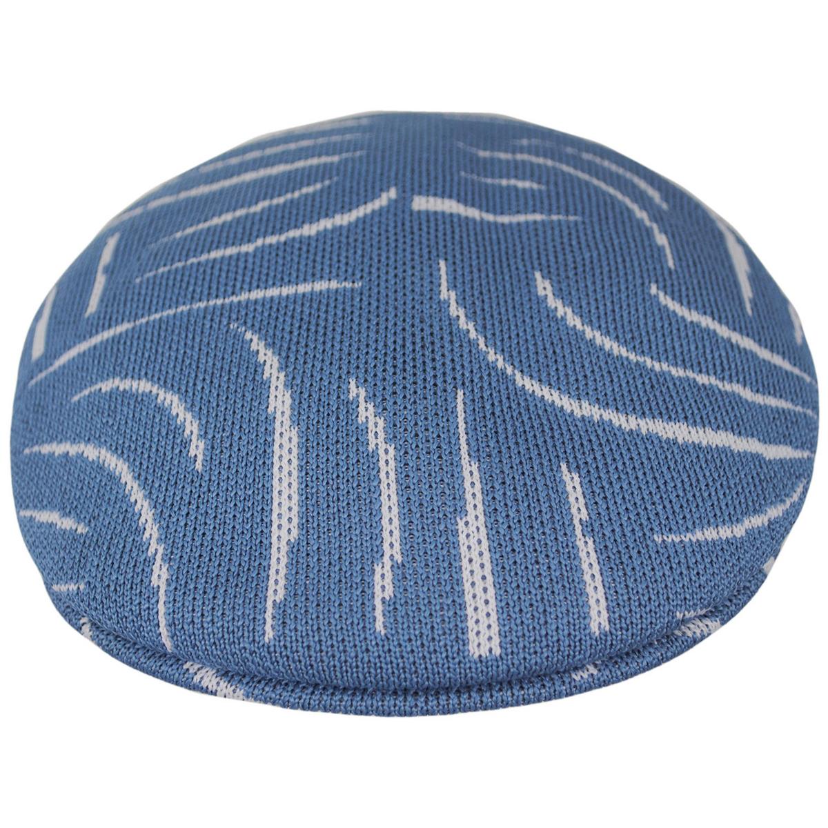Kangol | Swerve Tropic 504 Ivy Cap | 161031 | front | DENIM BLUE/WHITE