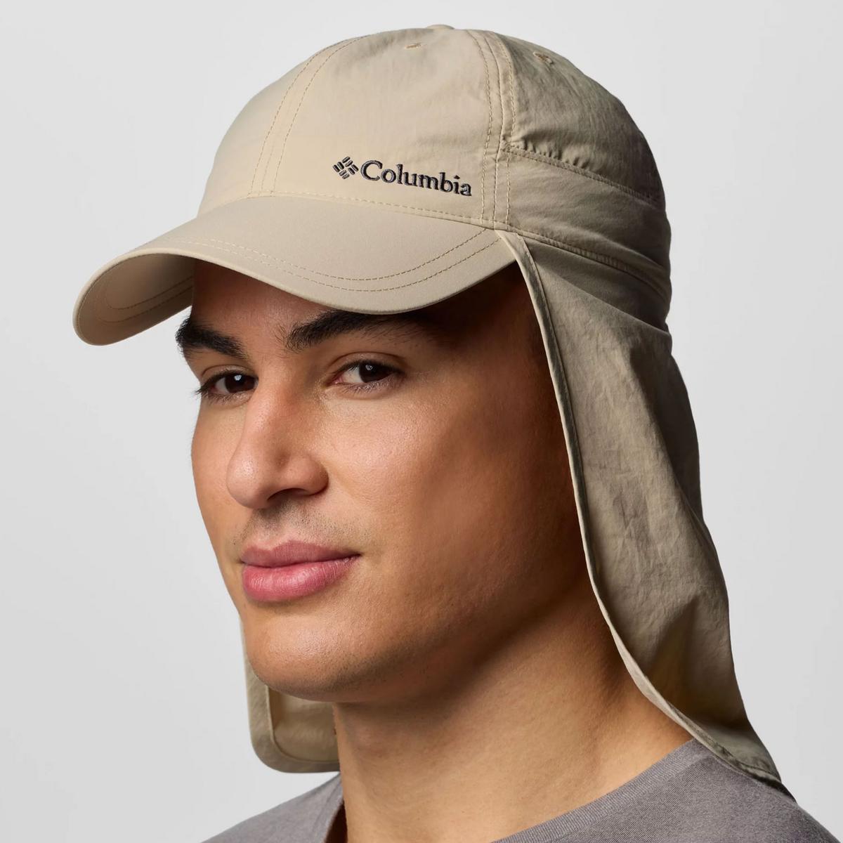 Columbia Sportswear | Schooner Bank Cachalot Neckflap Baseball Cap | 400108 | lsmone | ANCIENT FOSSIL