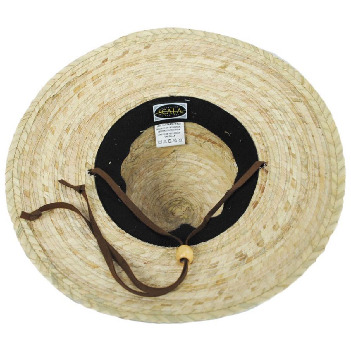 Scala | Synnove Palm Leaf Straw Sun Hat | 100402 | under | NATURAL