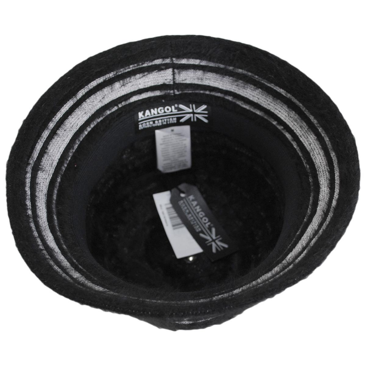 Kangol | Furgora Pop Stripe Casual Bucket Hat | 185833 | under | BLACK/WHITE