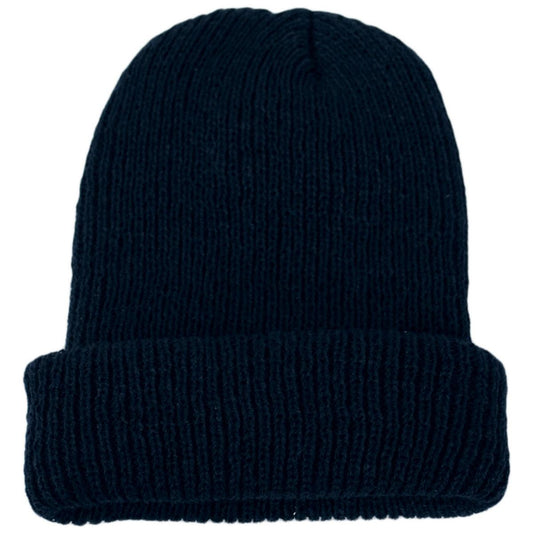 Dorfman Pacific | Watcher Acrylic Knit Beanie | 500033 | lead | NAVY BLUE