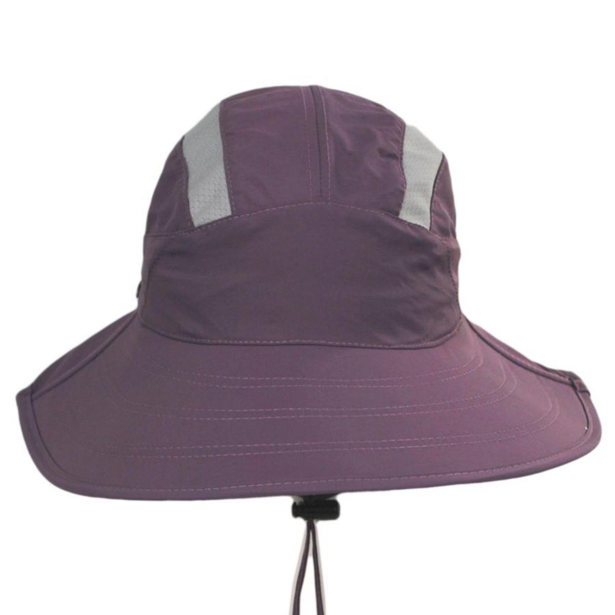 Scala | Natalie Nylon Trail Hat | 106435 | front | MAUVE