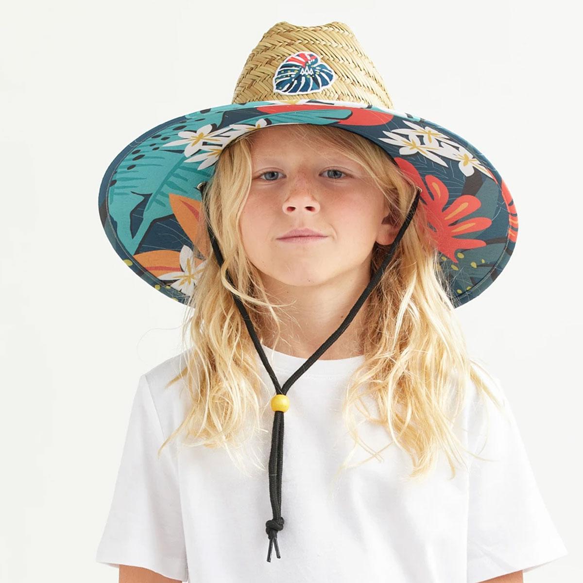 Hemlock Hat Co. | Youth Laguna Straw Lifeguard Hat | 505900 | lsmtwo | NATURAL