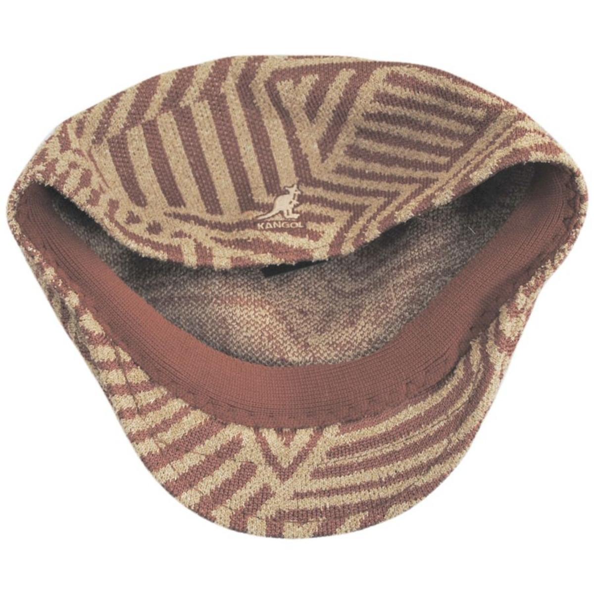 Kangol | Virtual Grid 507 Ivy Cap | 161014 | under | MAHOGANY/OAT