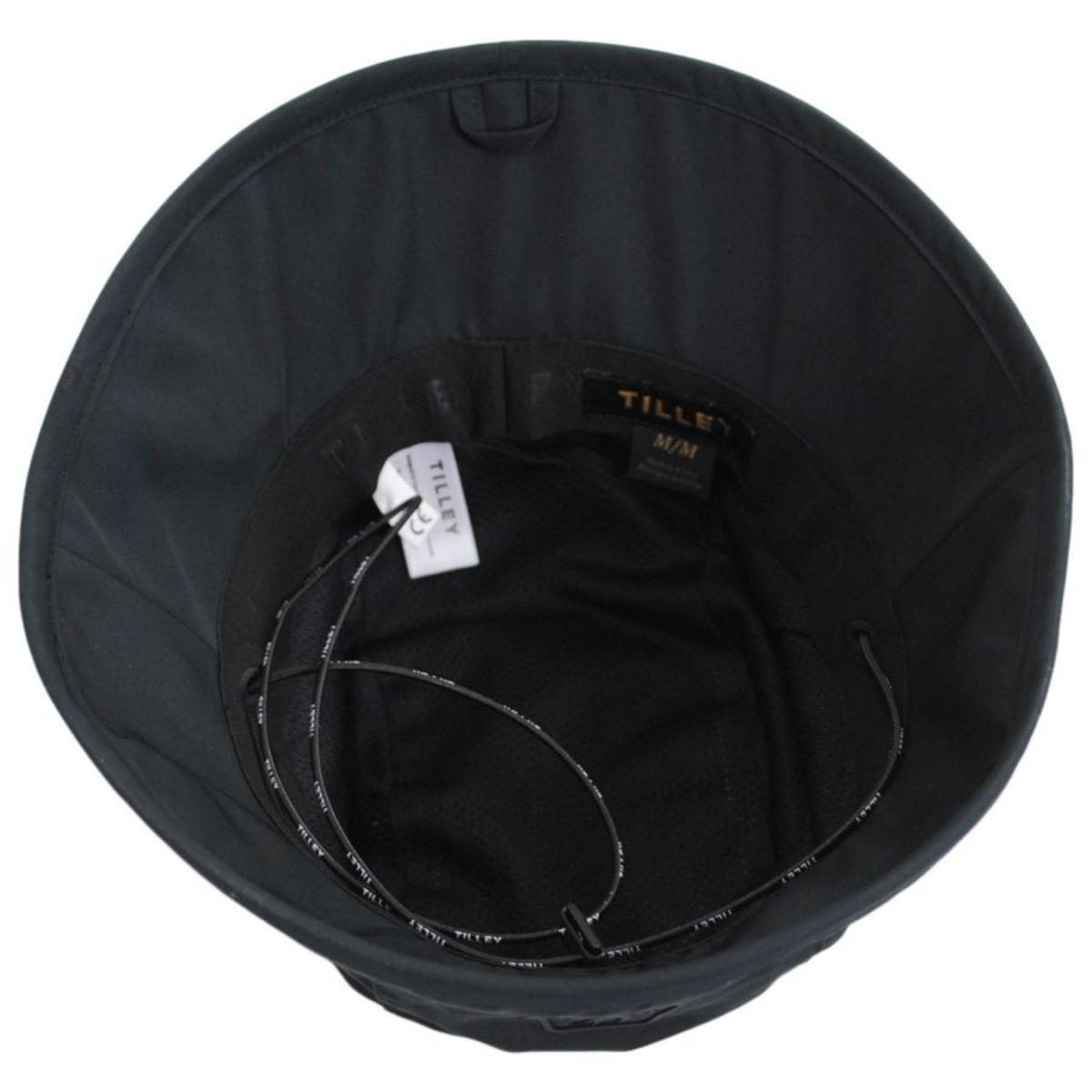 Tilley Endurables | Storm Bucket Rain Sou'wester Hat | 400848 | under | BLACK