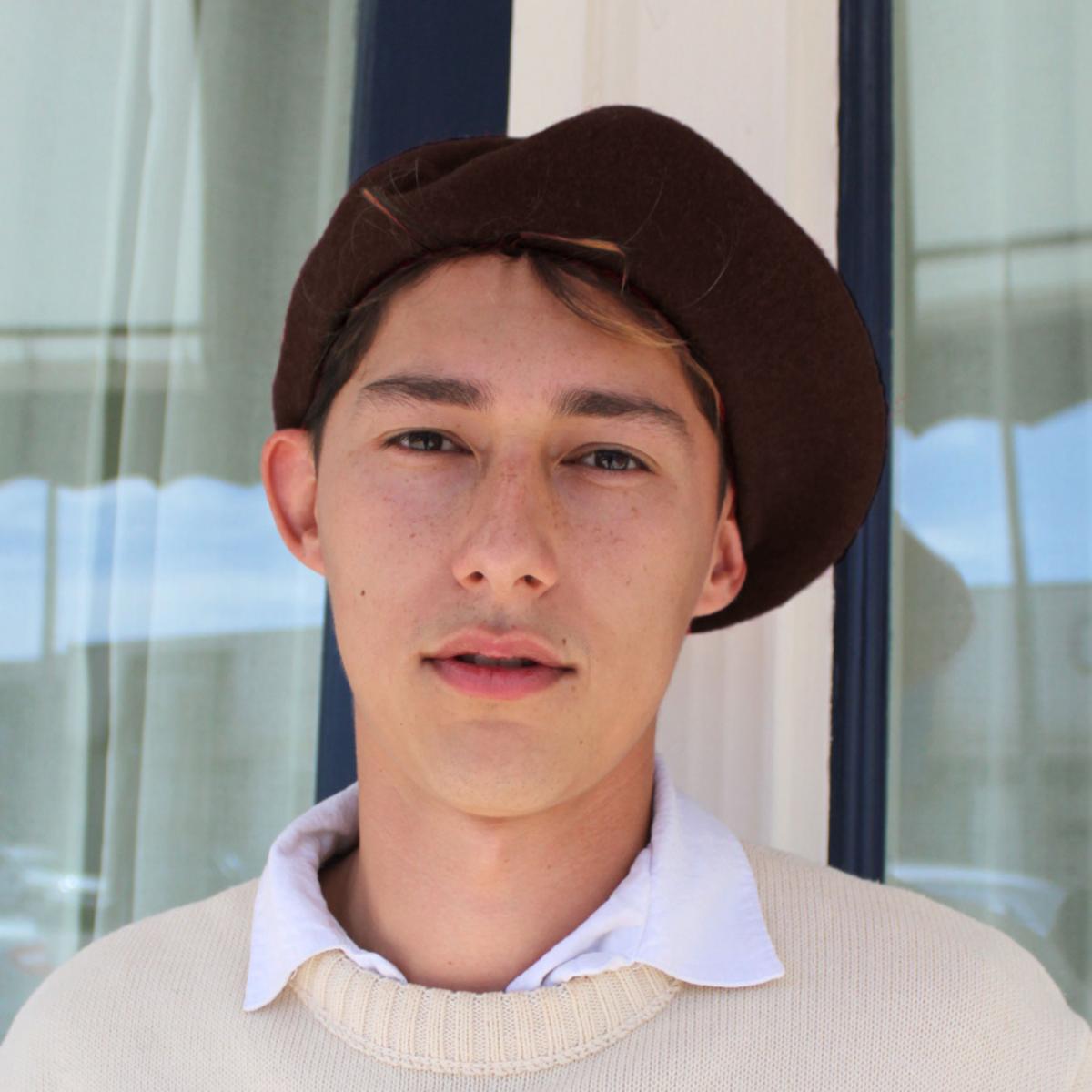 Village Hat Shop | Wool Fashion Beret | 152500 | lsmone | BROWN