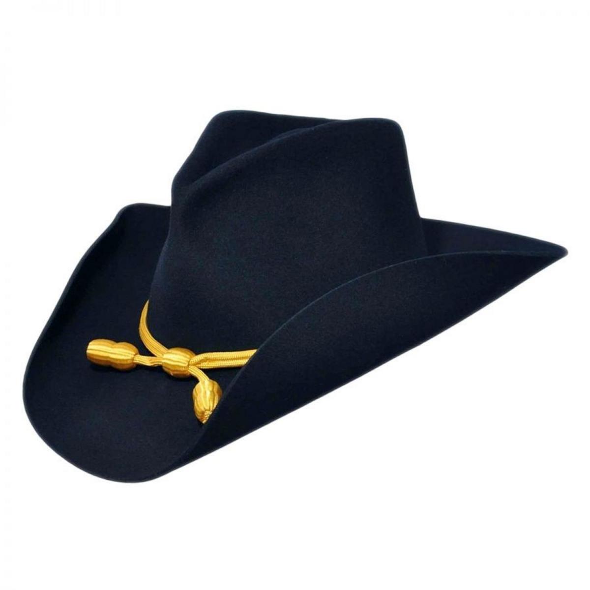 Bailey Western | Cavalry II Wool Felt Western Hat | 130137 | lead | NAVY
