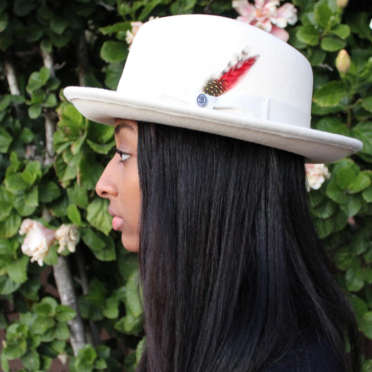 Jaxon Hats | Pachuco Crushable Wool Felt Fedora Hat - Cream | 135008C | lsftwo | CREAM