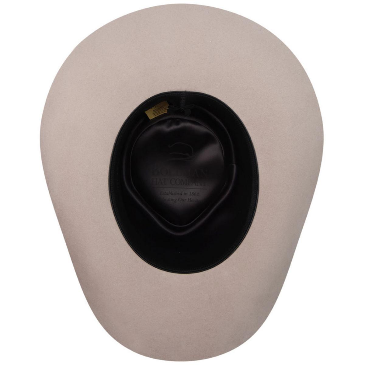 Bollman Hat Company | Heritage Collection 1950s Roy Wool Felt Western Hat | 130093 | under | PECAN