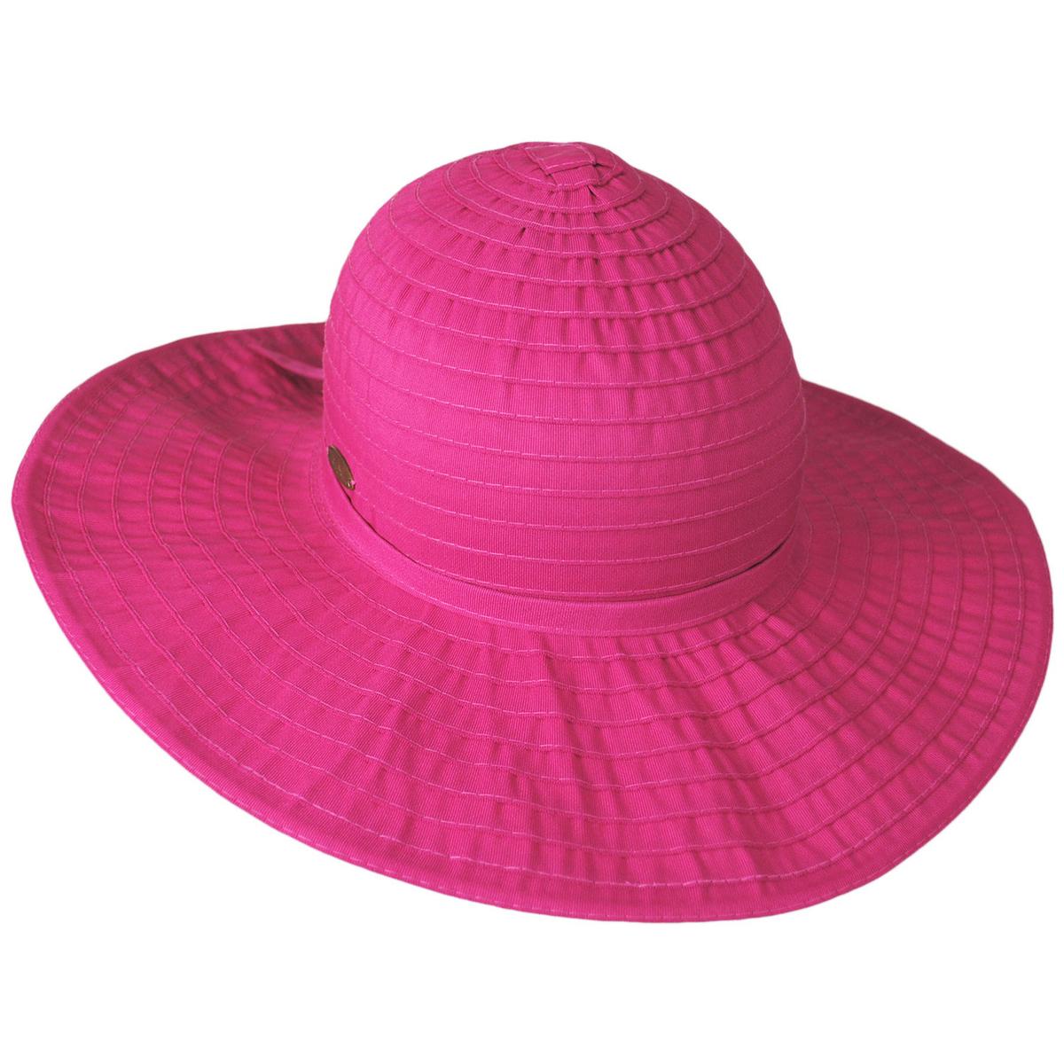 Panama Jack | Danio Ribbon Swinger Sun Hat | 110400 | lead | FUCHSIA