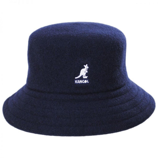 Kangol | Lahinch Wool Bucket Hat | 185748 | front | NAVY