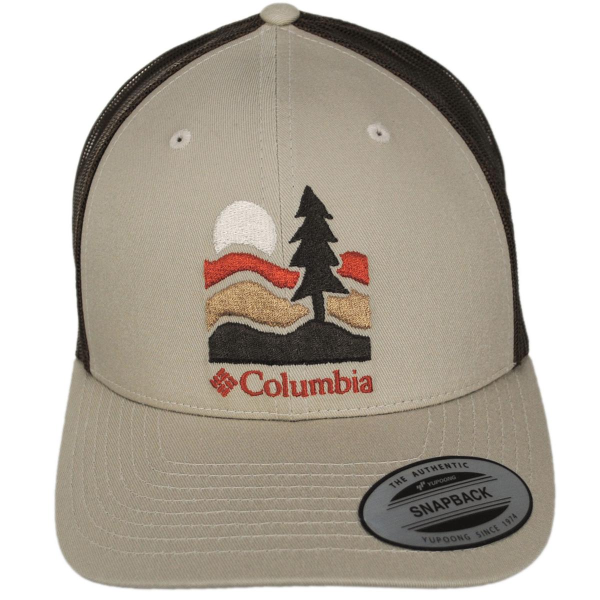 Columbia Sportswear | Get Hiked Mesh Snapback Baseball Cap | 400146 | front | ANCIENT FOSSIL