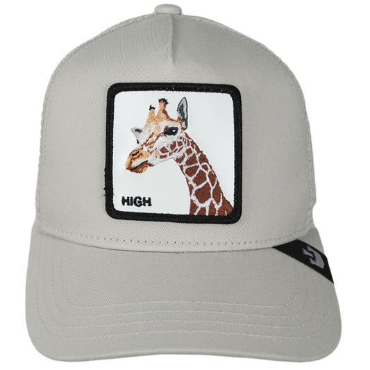 Goorin Bros | Giraffe Mesh Trucker Snapback Baseball Cap | 200366 | front | KHAKI
