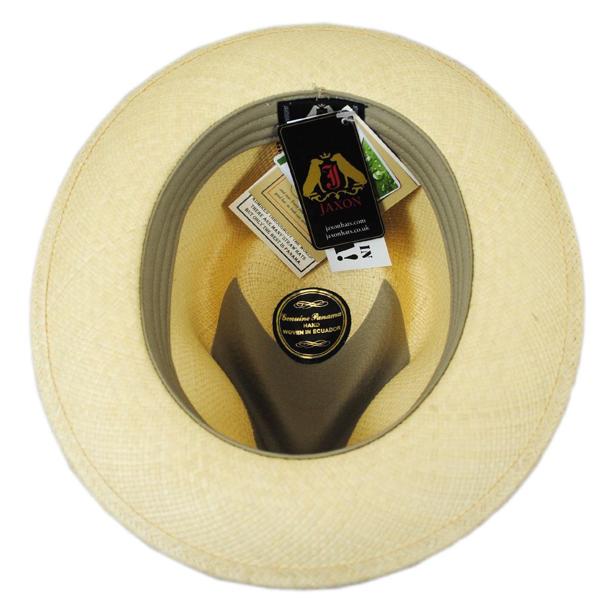 Jaxon Hats | Wholesale Stain Repellent Panama Straw C-Crown Fedora Hat B2B Pre-Pack | B2B126415 | under | NATURAL