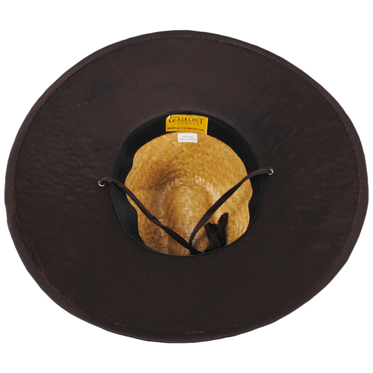 Peter Grimm | Kenny Solid Straw Lifeguard Hat | 127215 | under | BROWN