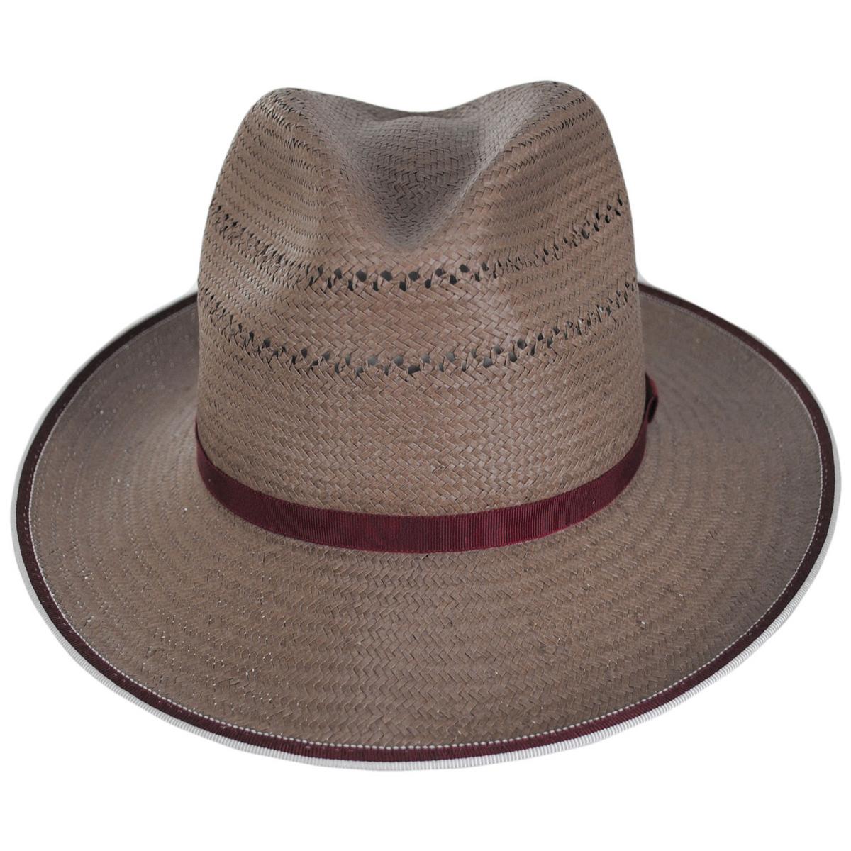 Bailey 1922 | Delmont Toyo LiteStraw Fedora Hat | 127925 | front | AMPHORA